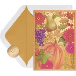 Gifts of Family and Friends Thanksgiving Greeting Card