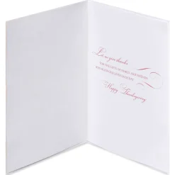 Gifts of Family and Friends Thanksgiving Greeting Card