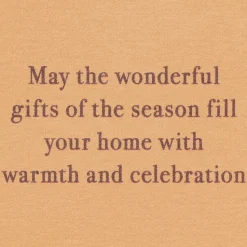 Gifts of the Season Displayable Thanksgiving Greeting Card