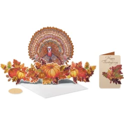 Gifts of the Season Displayable Thanksgiving Greeting Card