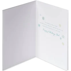 Gifts of Warmth, Generosity, and Love Christmas Greeting Card for Dad