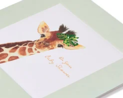 Giraffe Baby Shower Greeting Card