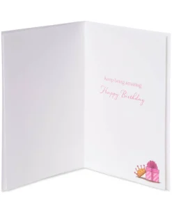 Girl With Crown Birthday Greeting Card – Designed by Bella Pilar