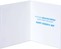 Give Your Powers a Rest Today Father’s Day Greeting Card