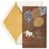 Glitter Balloons Birthday Greeting Card