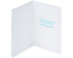 Glittered Rainbow Cake Birthday Greeting Card