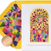 God Shines In You Religious Stained Glass Birthday Greeting Card – Illustrated by Sandra K Pena