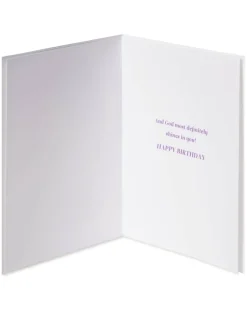 God Shines In You Religious Stained Glass Birthday Greeting Card – Illustrated by Sandra K Pena