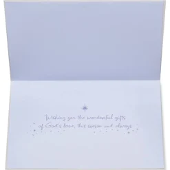 God’s Love Religious Christmas Greeting Card