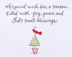 God’s Sweet Blessings Religious Christmas Greeting Card