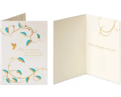 Gold Glitter Sympathy Greeting Card Bundle, 2-Count