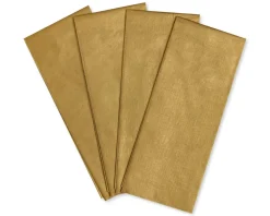 Gold Tissue Paper, 4-Sheets