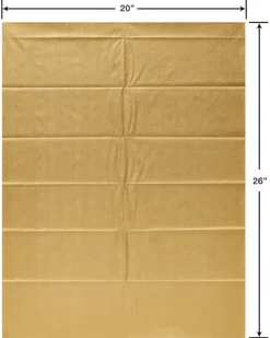 Gold Tissue Paper, 4-Sheets