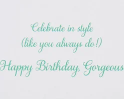 Gorgeous Birthday Greeting Card- Designed by Bella Pilar