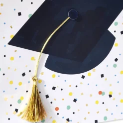 Grad Cap 8″ Medium Graduation Gift Bag, 1 Bag