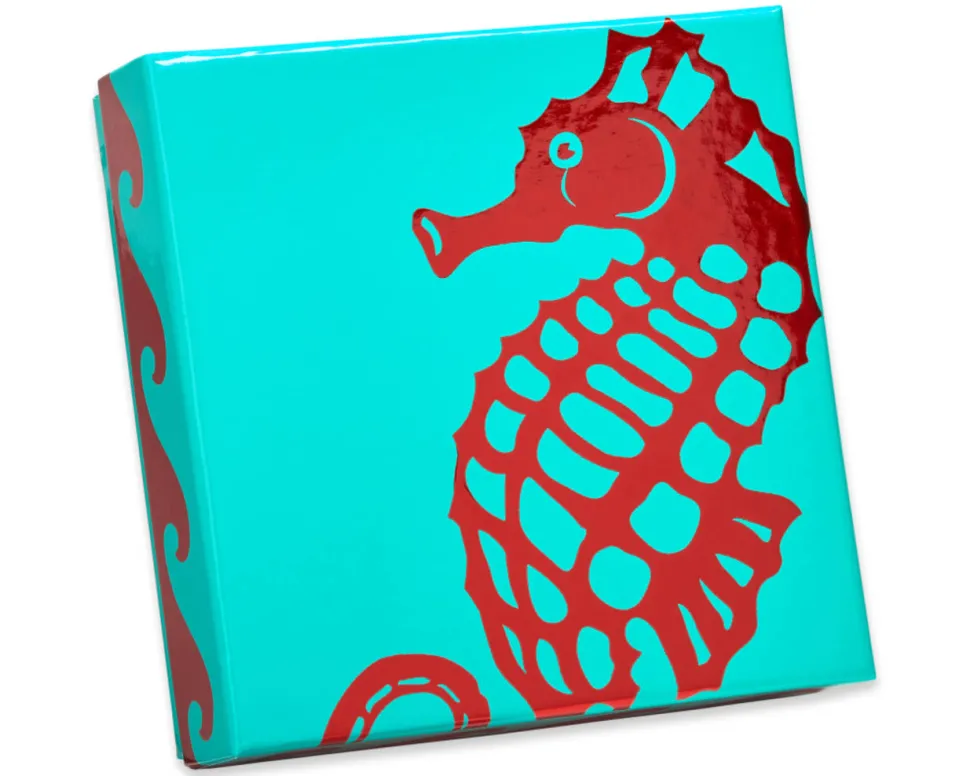 Graphic Sea Life Boxed Blank Cards and Envelopes, 20-Count
