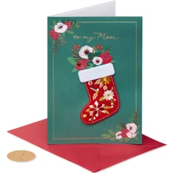 Grateful for the Memories We Made Christmas Greeting Card for Mom