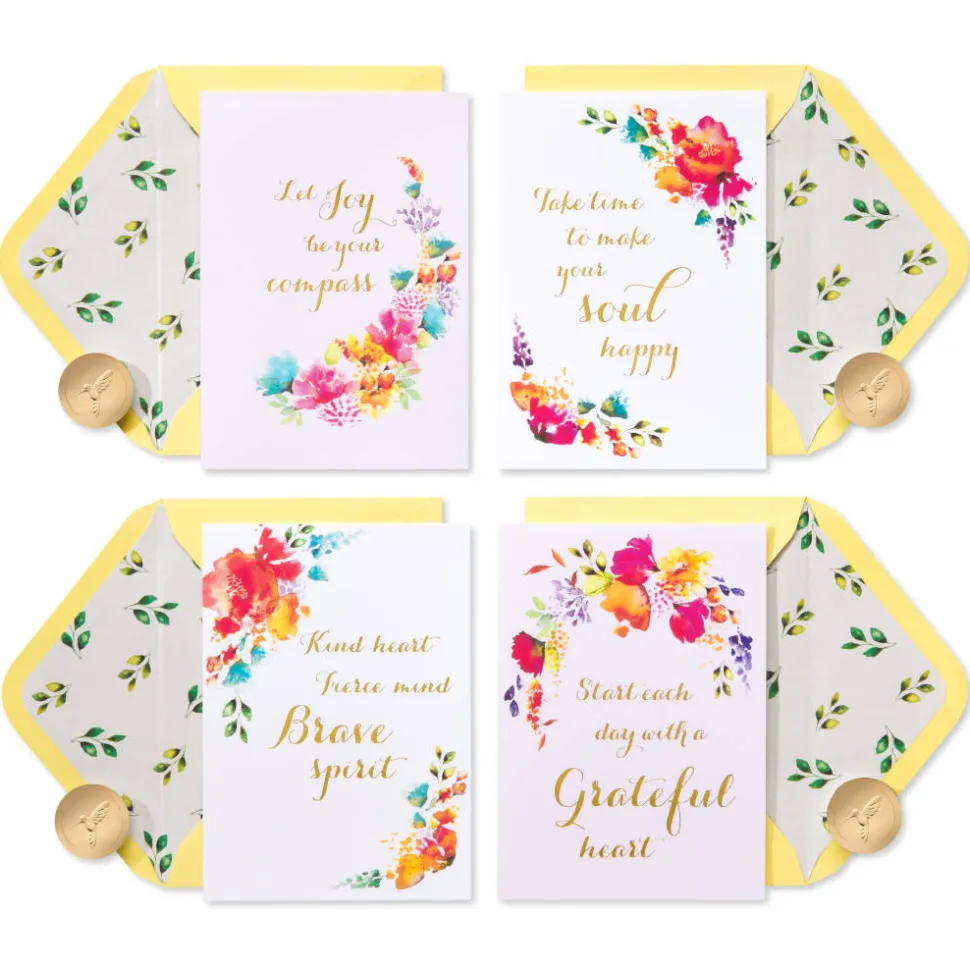 Grateful Heart Blank Encouragement Cards with Envelopes, 20-Count