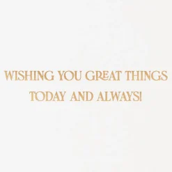 Great Things Birthday Greeting Card