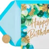 Greenery Balloons Birthday Greeting Card