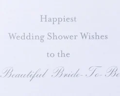 Handmade Bridal Gown Wedding Shower Greeting Card