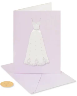 Handmade Bridal Gown Wedding Shower Greeting Card