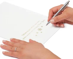 Hanging Glitter Snowflakes Holiday Boxed Cards, 12-Count