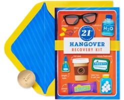 Hangover Recovery Kit 21st Birthday Greeting Card