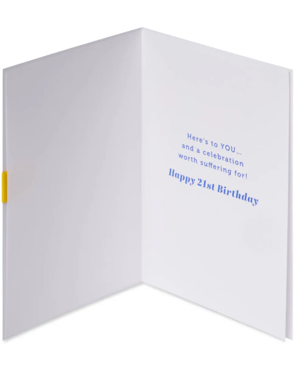Hangover Recovery Kit 21st Birthday Greeting Card