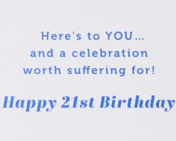Hangover Recovery Kit 21st Birthday Greeting Card