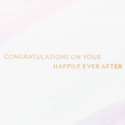 Happily Ever After Wedding Greeting Card