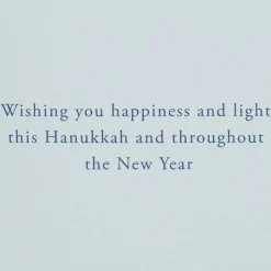 Happiness and Light Hanukkah Greeting Card
