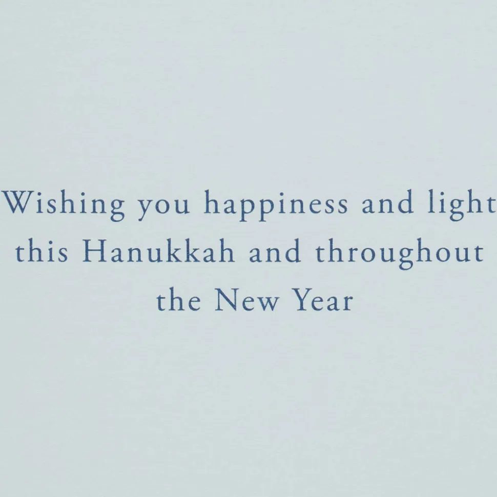 Happiness and Light Hanukkah Greeting Card