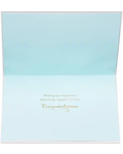 Happiness, Friendship, Laughter & Love Wedding Greeting Card