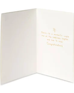 Happiness, Laughter and Love Wedding Shower Greeting Card for Couple – Designed by House of Turnowsky