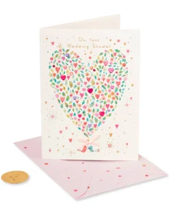 Happiness, Laughter and Love Wedding Shower Greeting Card for Couple – Designed by House of Turnowsky