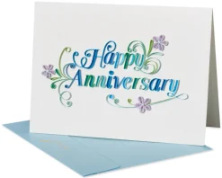 Happy Anniversary Blank Anniversary Greeting Card