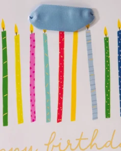 Happy Birthday Candles Birthday Gift Bag, 1 Bag