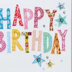 Happy Birthday Stitching Birthday Greeting Card