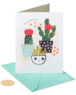 Happy Cacti Friendship Greeting Card