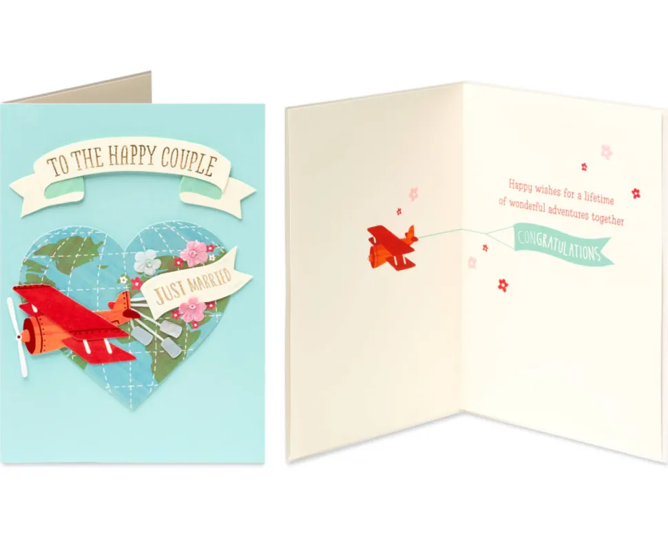 Happy Couple Wedding Greeting Card Bundle, 2-Count