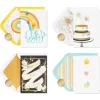 Happy Ever After and Bundle of Joy Wedding and New Baby Card Assortment, 4-Count