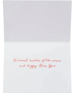 Happy Holidays Glitter Holiday Boxed Cards, 20-Count