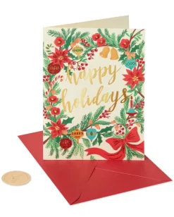 Happy Holidays Holiday Boxed Cards, 14-Count