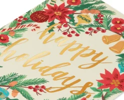 Happy Holidays Holiday Boxed Cards, 14-Count