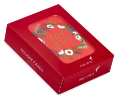 Happy Holidays Wreath Christmas Boxed Cards, 20-Count