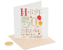 Happy 50th Birthday Greeting Card