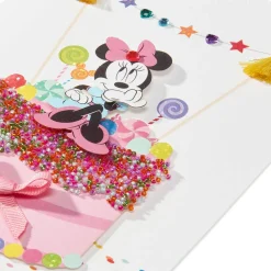 Happy Wishes Minnie Mouse Birthday Greeting Card