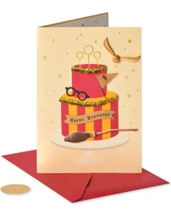 Harry Potter Cake Birthday Greeting Card