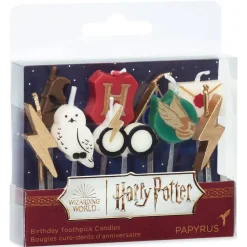 Harry Potter Cake Topper Birthday Candles, 9-Count